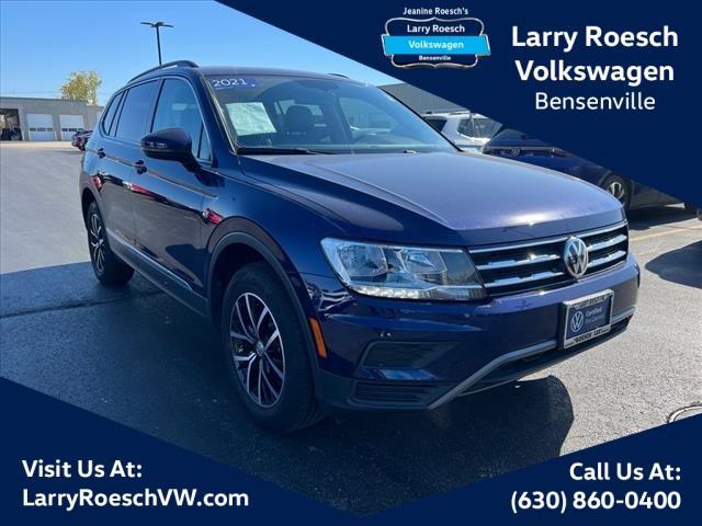 used 2021 Volkswagen Tiguan car, priced at $21,200