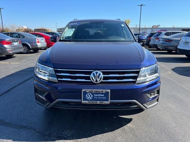 used 2021 Volkswagen Tiguan car, priced at $22,399