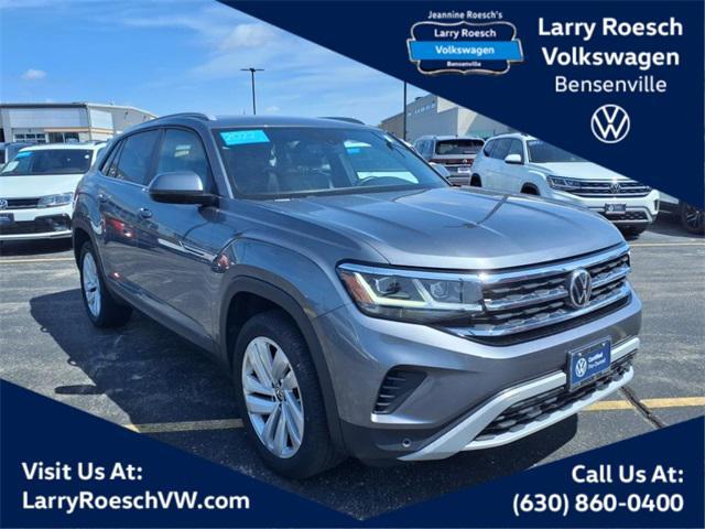 used 2022 Volkswagen Atlas Cross Sport car, priced at $28,700
