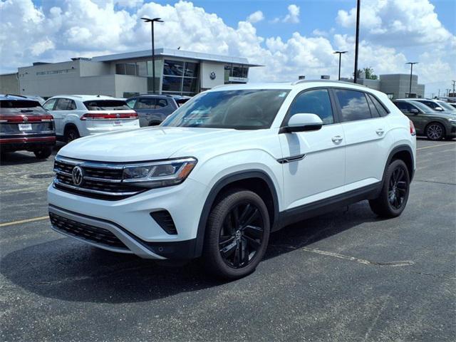 used 2021 Volkswagen Atlas Cross Sport car, priced at $25,000