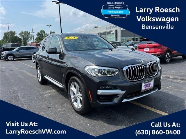 used 2021 BMW X3 car, priced at $27,800