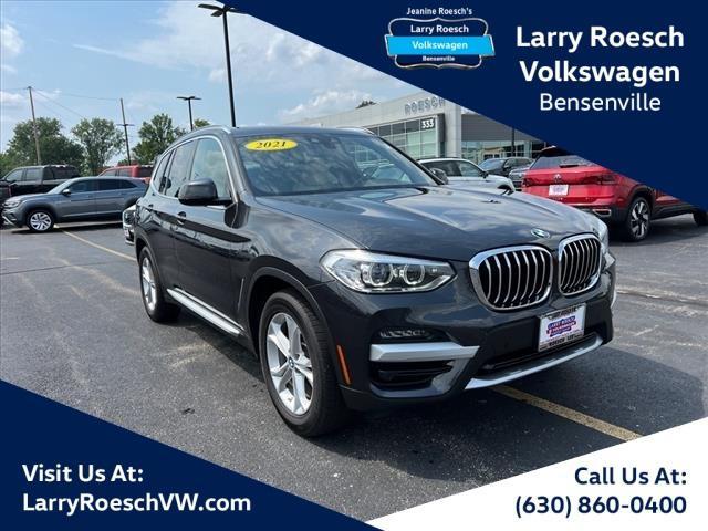 used 2021 BMW X3 car, priced at $27,900