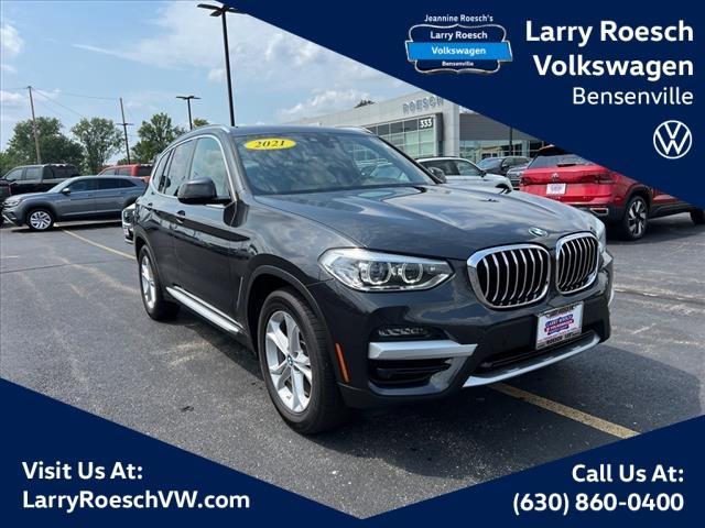 used 2021 BMW X3 car, priced at $27,800