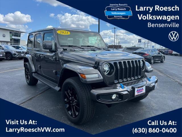 used 2021 Jeep Wrangler Unlimited 4xe car, priced at $35,200