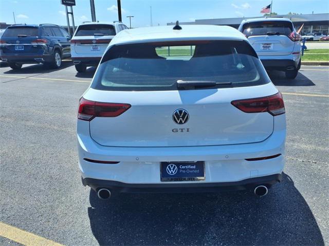 used 2024 Volkswagen Golf GTI car, priced at $30,800