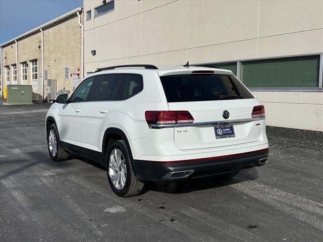 used 2021 Volkswagen Atlas car, priced at $28,600
