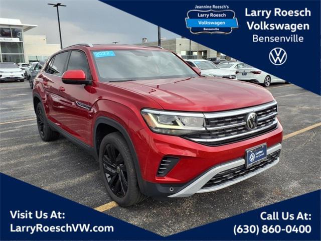 used 2022 Volkswagen Atlas Cross Sport car, priced at $29,400