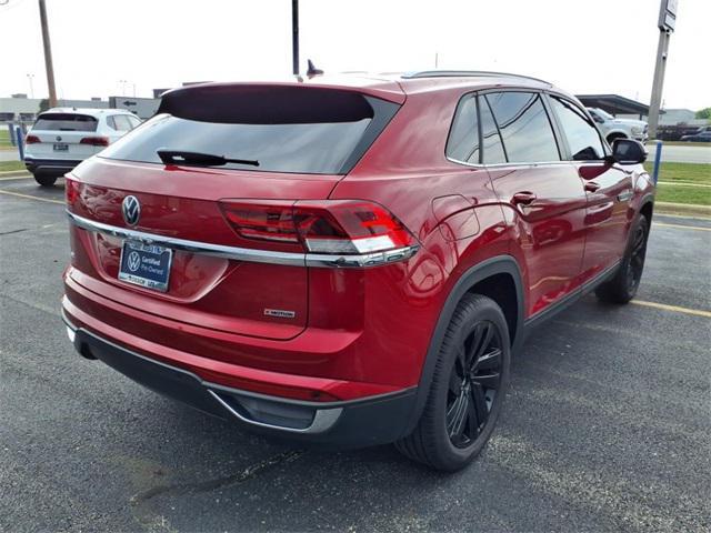 used 2022 Volkswagen Atlas Cross Sport car, priced at $29,400