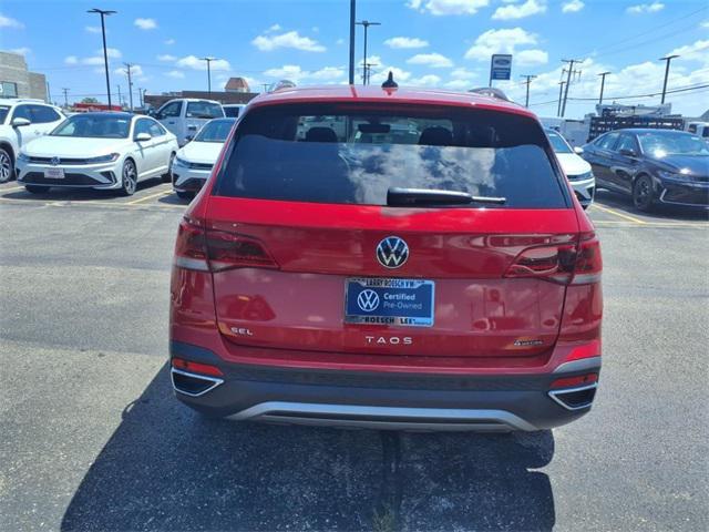 used 2022 Volkswagen Taos car, priced at $25,000