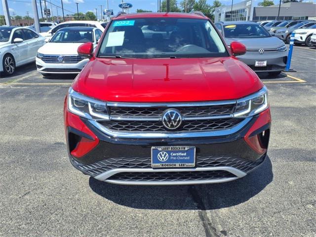 used 2022 Volkswagen Taos car, priced at $25,000