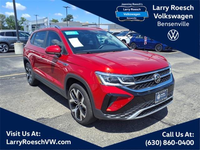 used 2022 Volkswagen Taos car, priced at $25,000