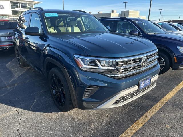 used 2022 Volkswagen Atlas car, priced at $31,700