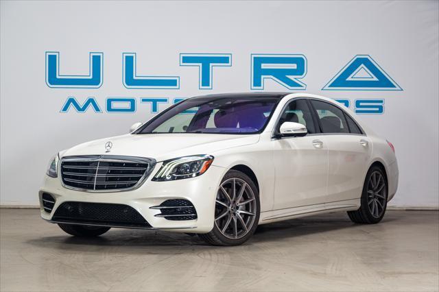 used 2020 Mercedes-Benz S-Class car, priced at $49,995