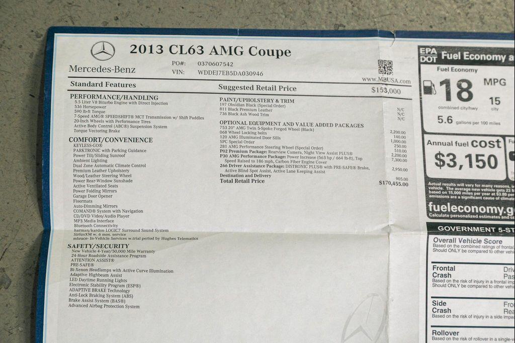 used 2013 Mercedes-Benz CL-Class car, priced at $32,995