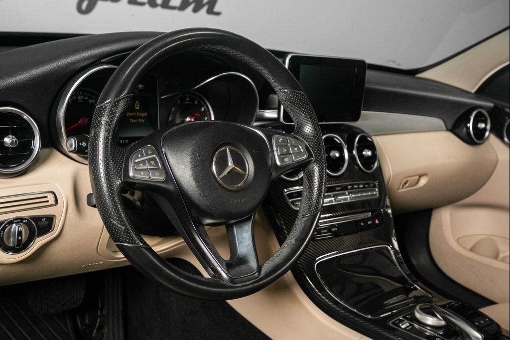 used 2015 Mercedes-Benz C-Class car, priced at $15,995