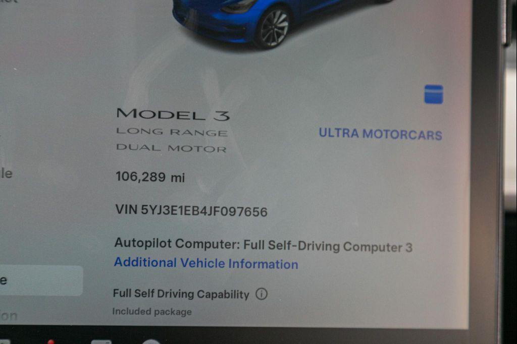 used 2018 Tesla Model 3 car, priced at $17,995