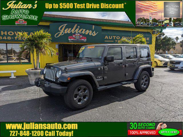 used 2017 Jeep Wrangler Unlimited car, priced at $24,999