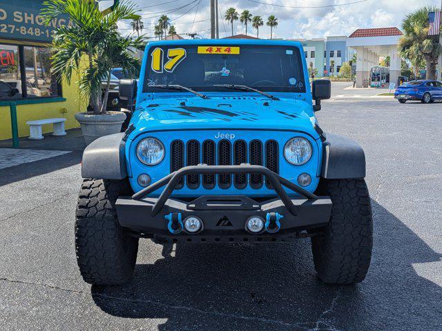 used 2017 Jeep Wrangler Unlimited car, priced at $22,999