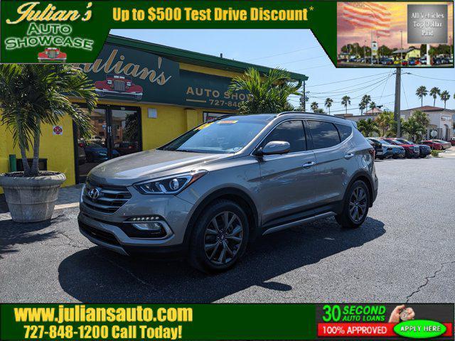 used 2018 Hyundai Santa Fe Sport car, priced at $17,999