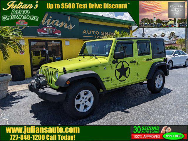 used 2016 Jeep Wrangler Unlimited car, priced at $25,999