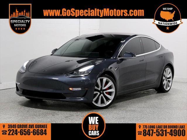 used 2018 Tesla Model 3 car, priced at $23,999