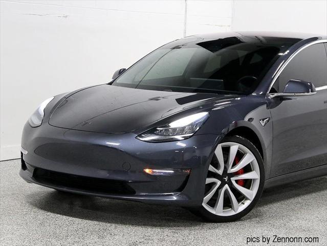 used 2018 Tesla Model 3 car, priced at $23,999