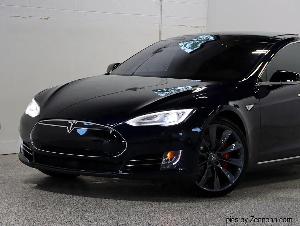 used 2015 Tesla Model S car, priced at $23,999