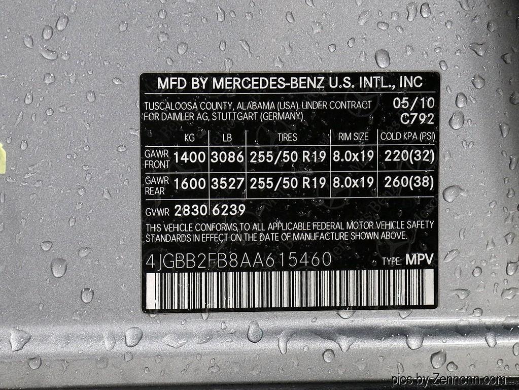 used 2010 Mercedes-Benz M-Class car, priced at $7,999