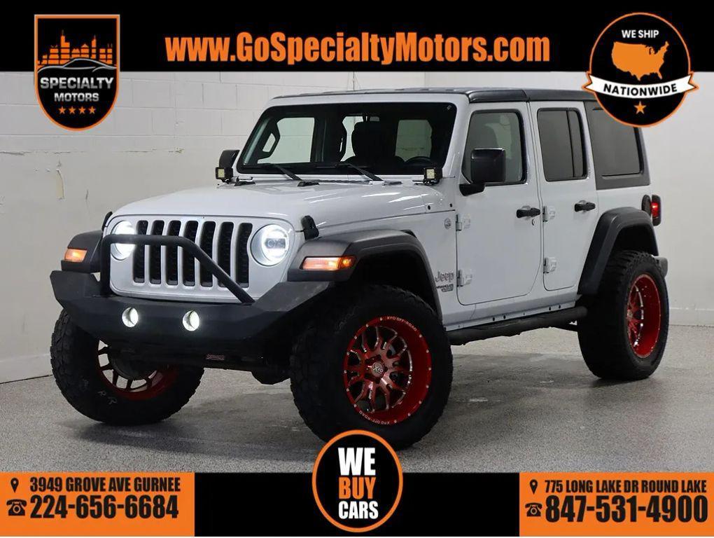 used 2018 Jeep Wrangler Unlimited car, priced at $22,999