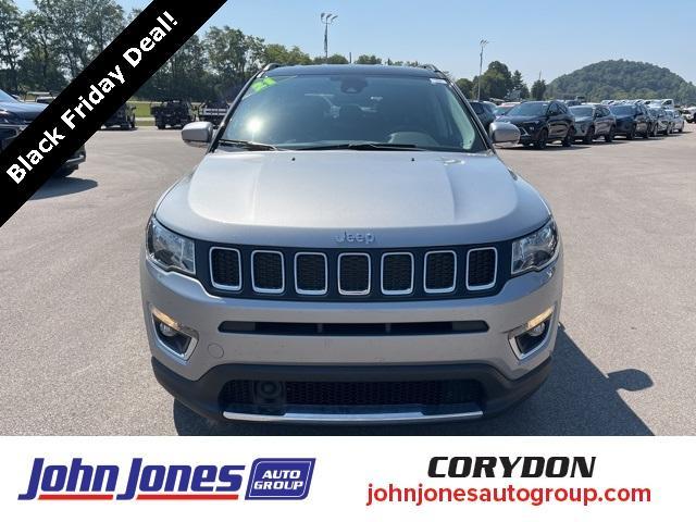 used 2021 Jeep Compass car, priced at $21,600