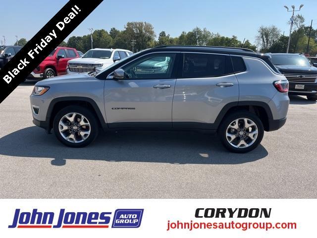 used 2021 Jeep Compass car, priced at $21,600