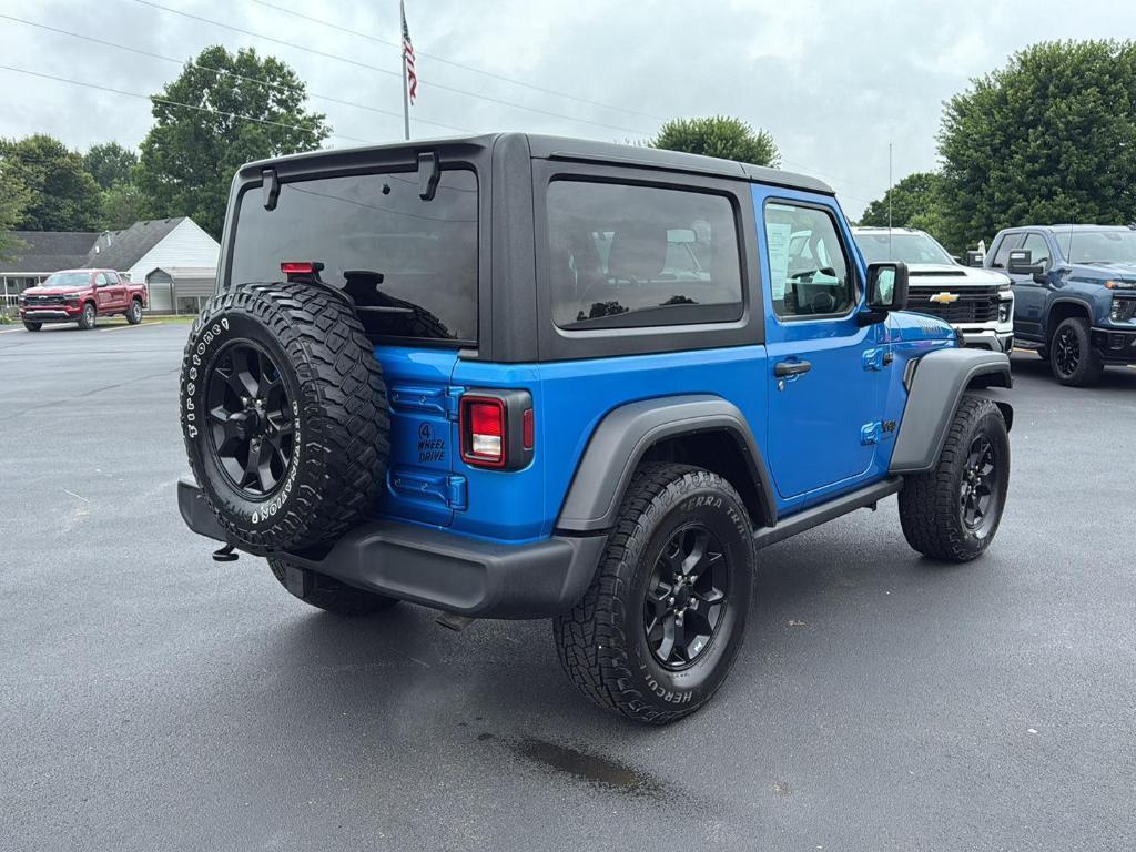 used 2022 Jeep Wrangler car, priced at $28,000