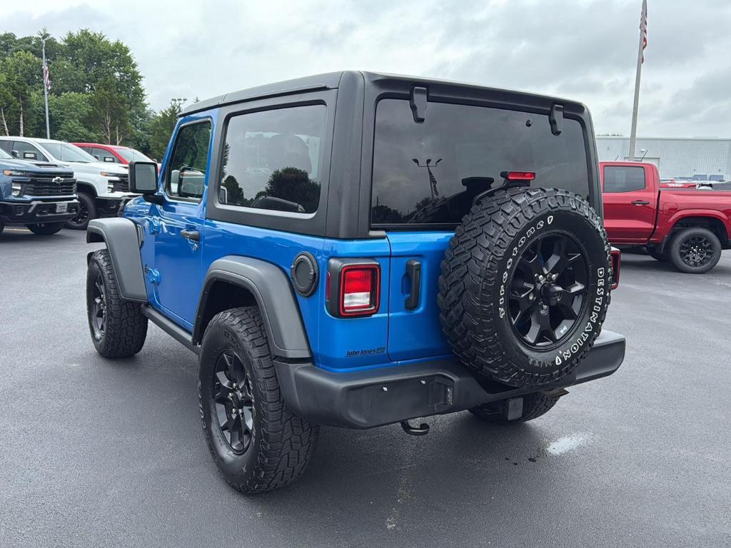 used 2022 Jeep Wrangler car, priced at $28,000