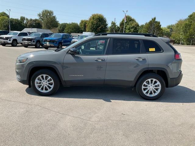 used 2022 Jeep Cherokee car, priced at $22,600