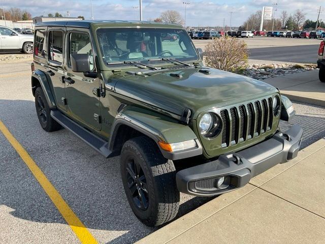 used 2021 Jeep Wrangler Unlimited car, priced at $34,250