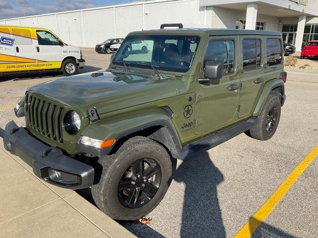 used 2021 Jeep Wrangler Unlimited car, priced at $34,250