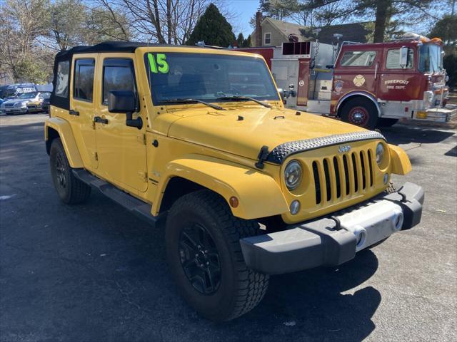 used 2015 Jeep Wrangler Unlimited car, priced at $13,995