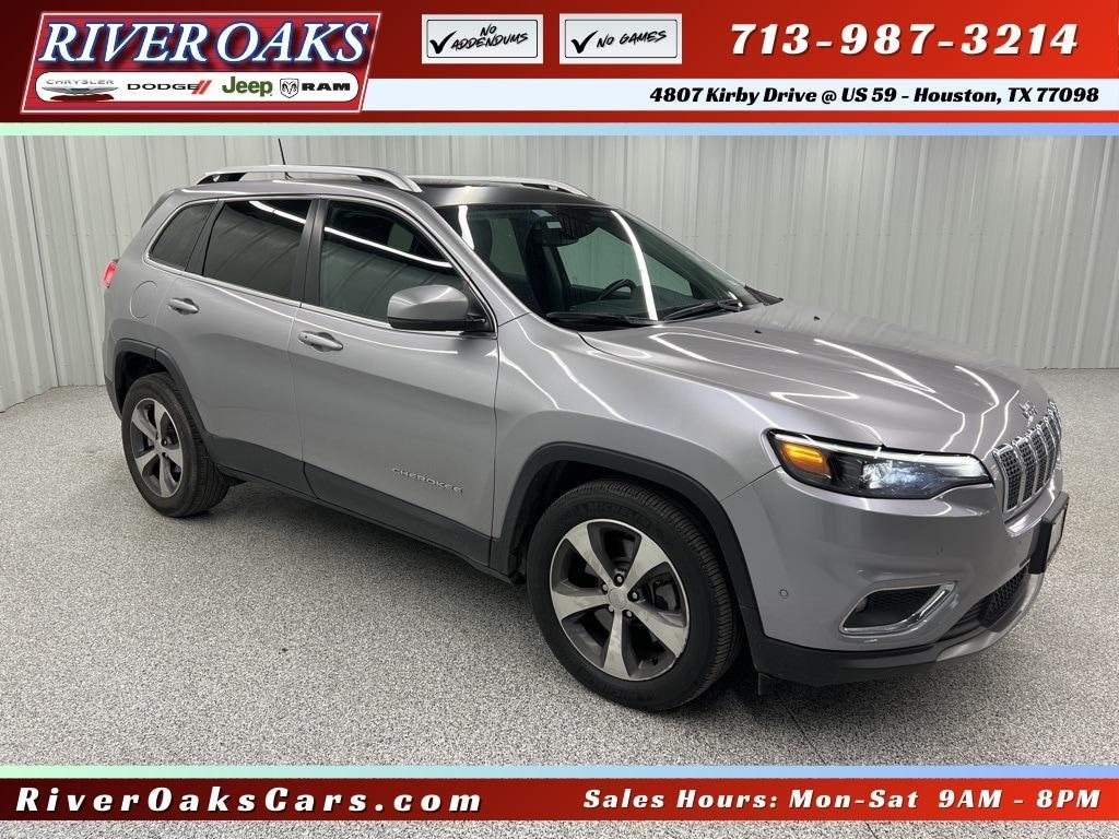 used 2021 Jeep Cherokee car, priced at $17,888