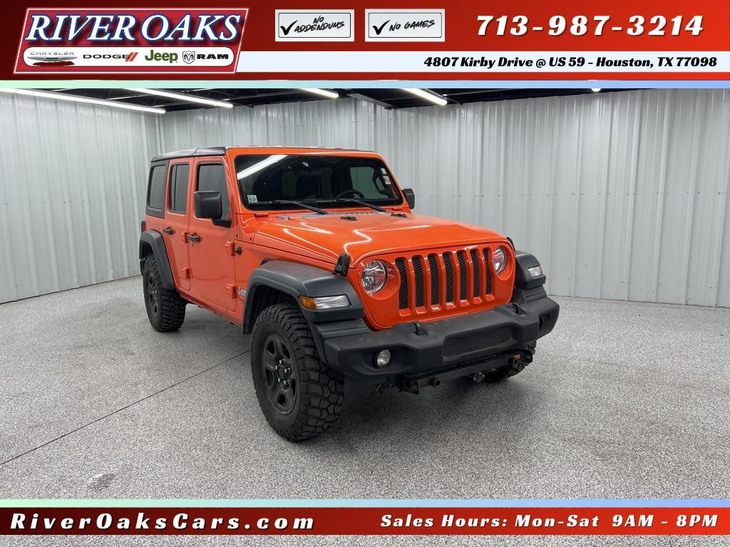 used 2018 Jeep Wrangler Unlimited car, priced at $16,888