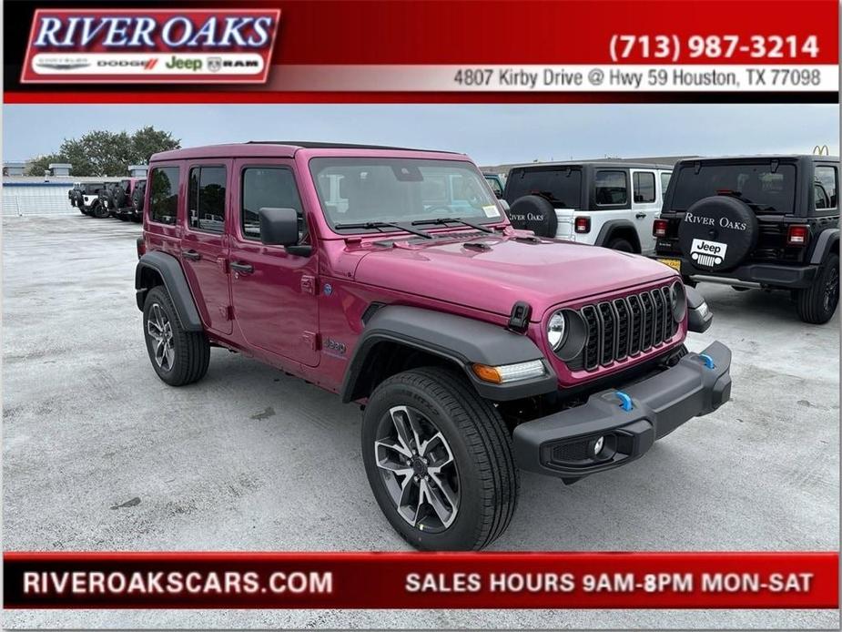 new 2024 Jeep Wrangler 4xe car, priced at $49,880