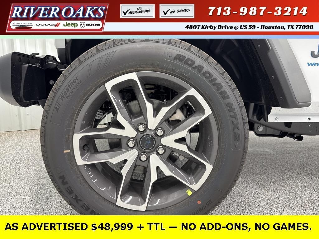 new 2025 Jeep Wrangler 4xe car, priced at $48,999
