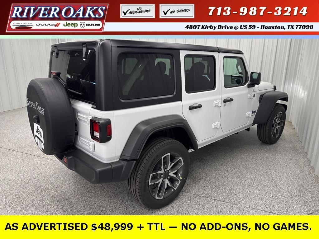 new 2025 Jeep Wrangler 4xe car, priced at $48,999