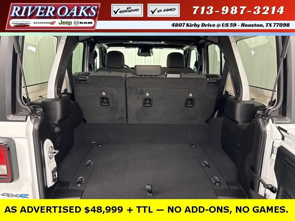 new 2025 Jeep Wrangler 4xe car, priced at $48,999