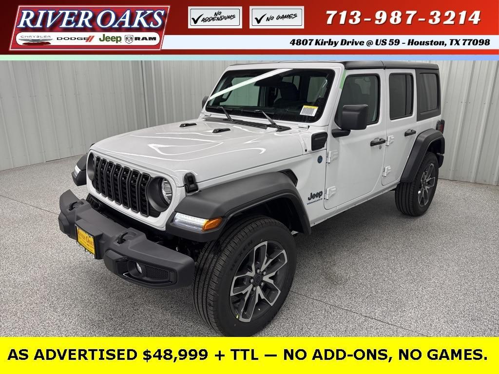 new 2025 Jeep Wrangler 4xe car, priced at $48,999