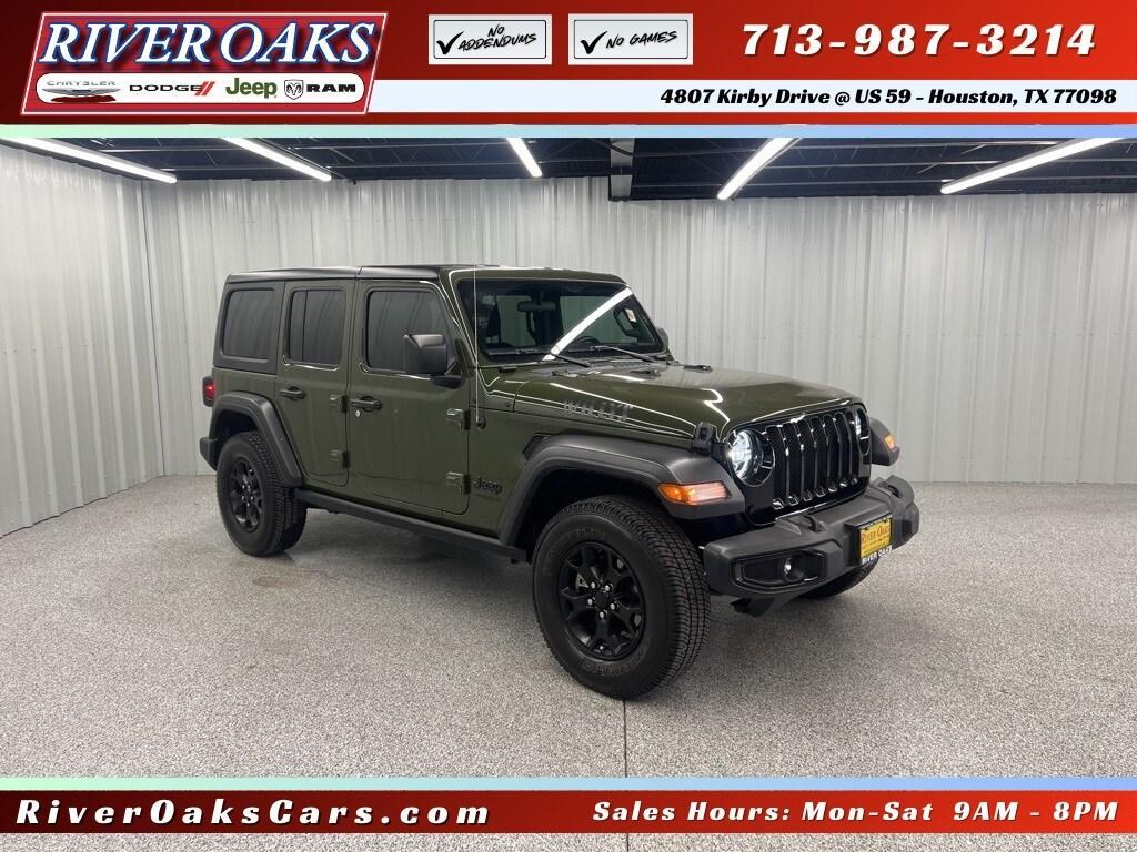 used 2021 Jeep Wrangler Unlimited car, priced at $32,385