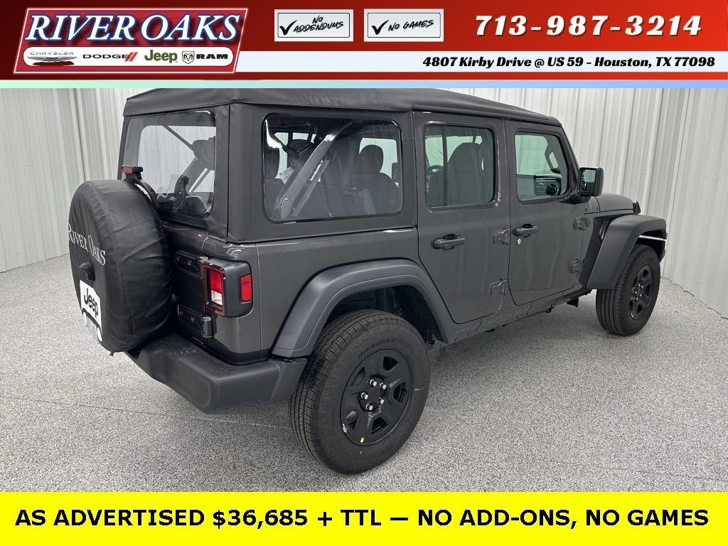 new 2025 Jeep Wrangler car, priced at $36,685