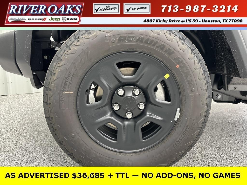 new 2025 Jeep Wrangler car, priced at $36,685