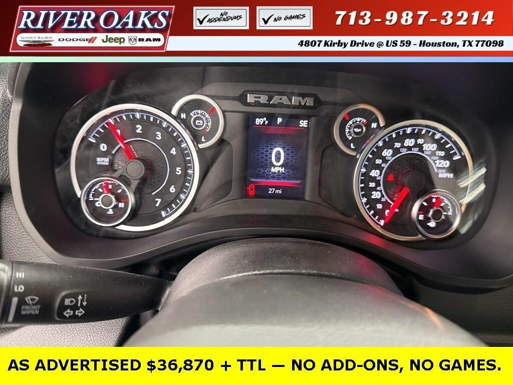 new 2025 Ram 1500 car, priced at $36,870
