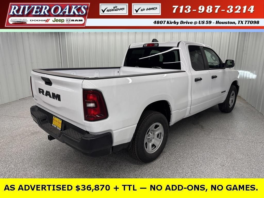 new 2025 Ram 1500 car, priced at $36,870