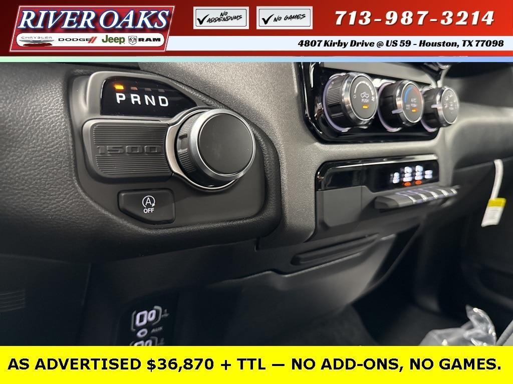 new 2025 Ram 1500 car, priced at $36,870
